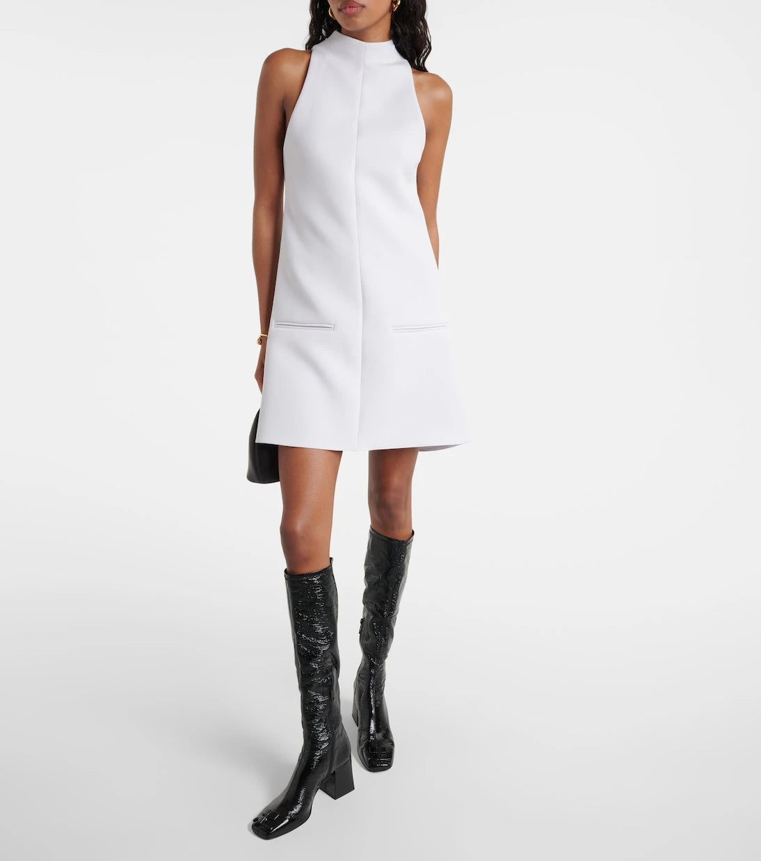 Courrèges - فستان قصير بشعار Heritage