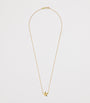 Mini Yellow Gold and Diamond 70s Star Necklace