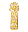 Dolce & Gabbana Multi Silk Printed Maxi Dress