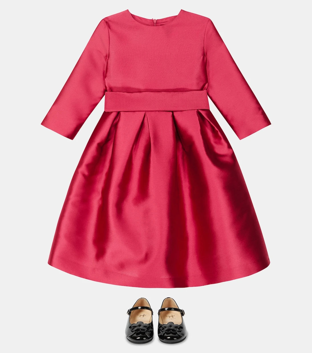 Il Gufo - Pleated taffeta dress