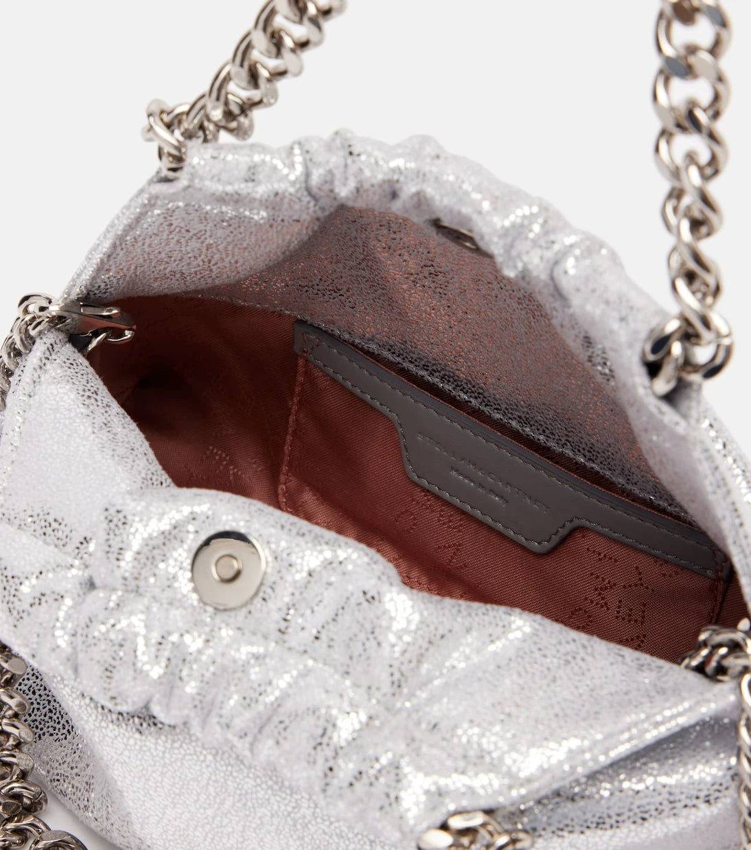Stella McCartney - Falabella Small metallic tote bag