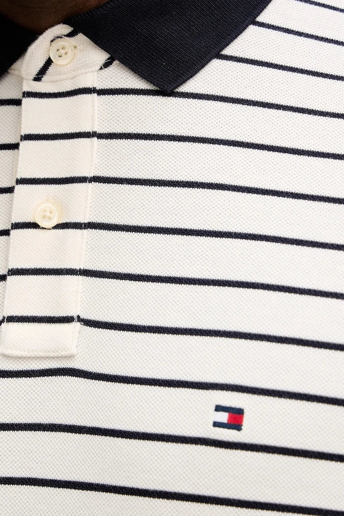 Tommy Hilfiger erkek pamuk elastan polo yaka tişört