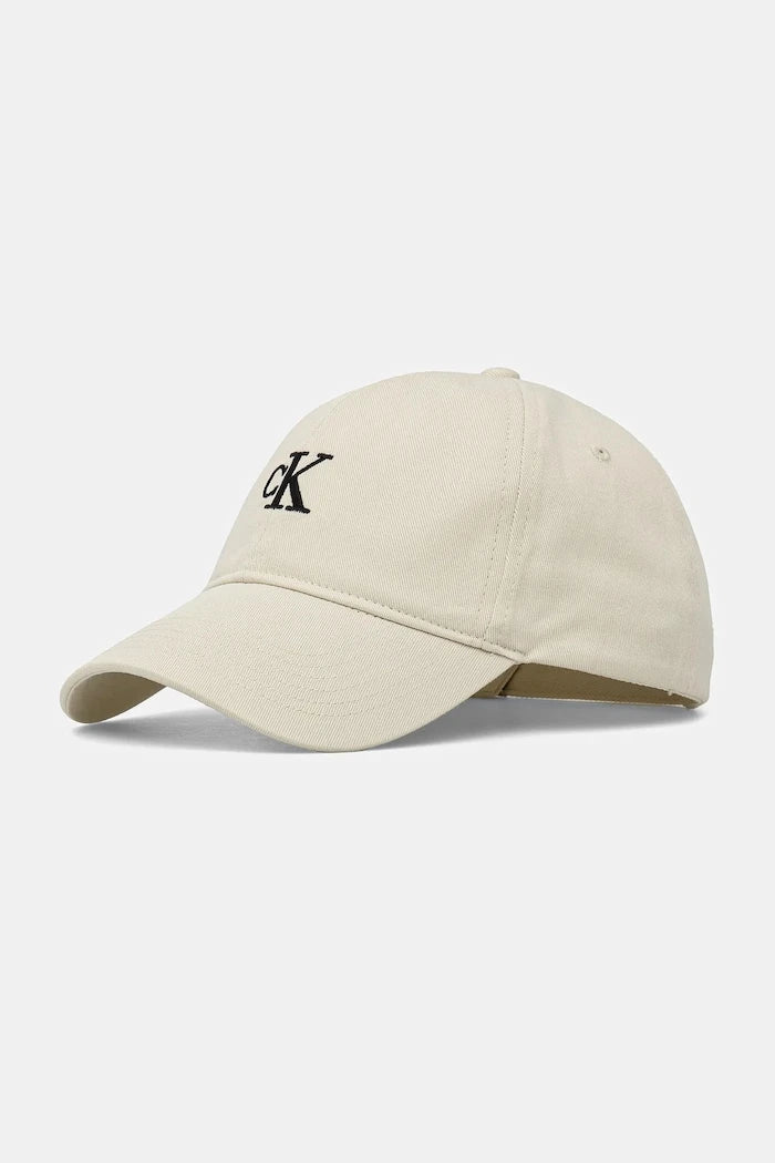 Calvin Klein şapka siperlikli kadın pamuklu