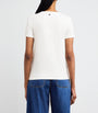 White Stretch-Cotton T-Shirt