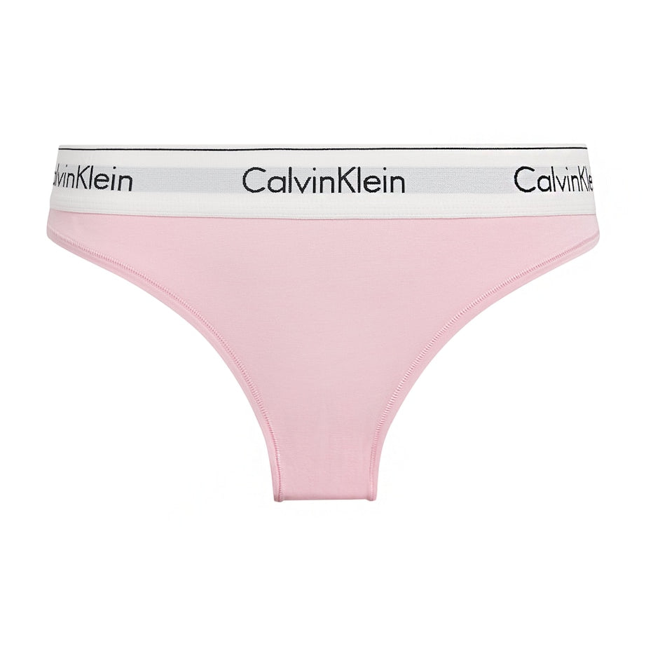 Pink Modern Cotton Logo Bikini Briefs
