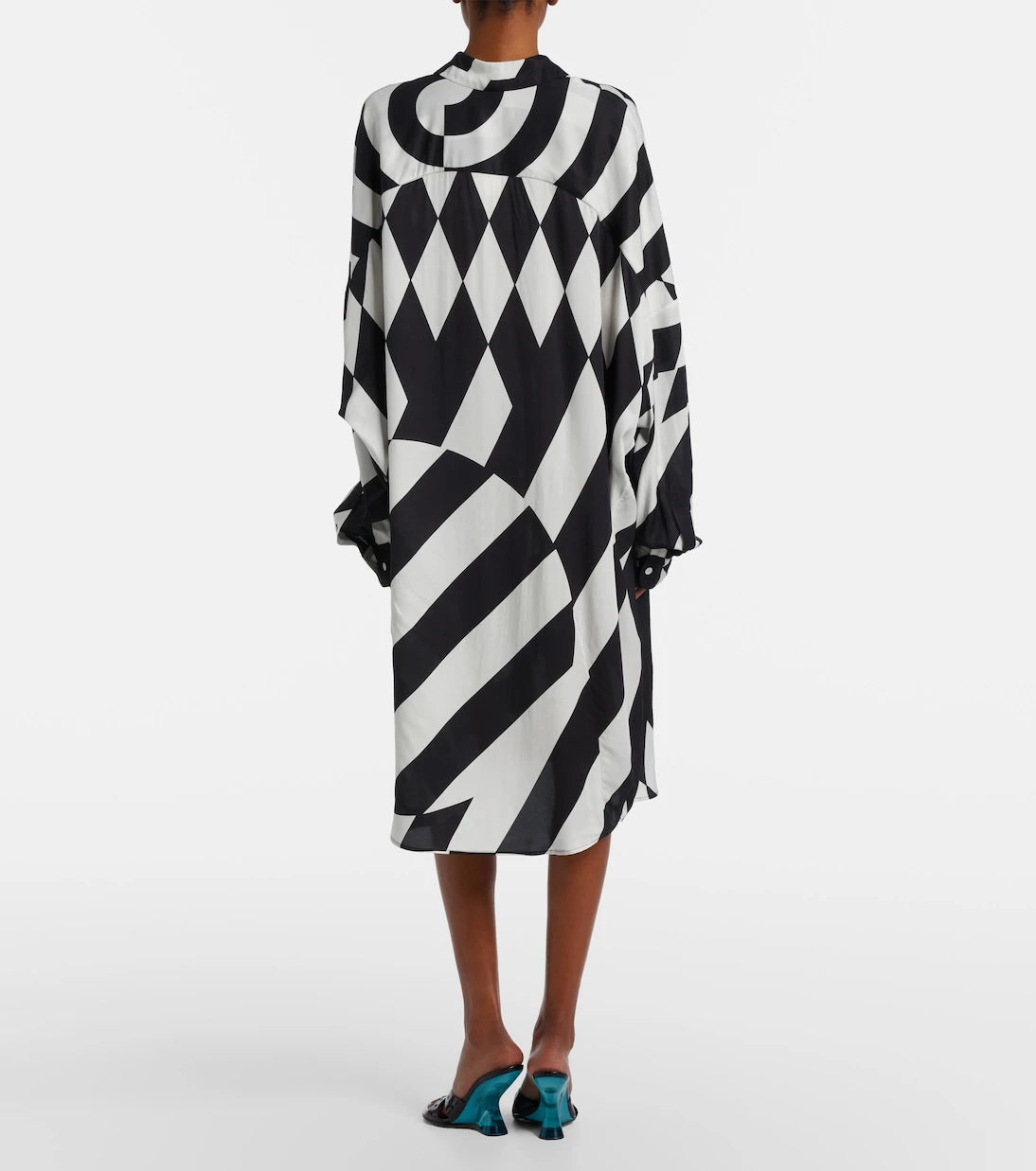 Dries Van Noten - Printed shirt dress