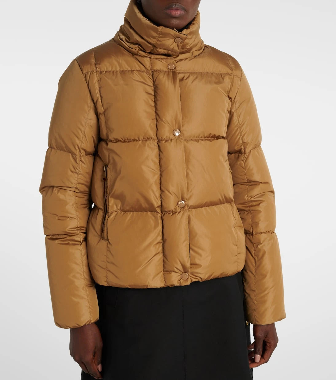 Moncler - Castelnou teddy-trimmed down jacket