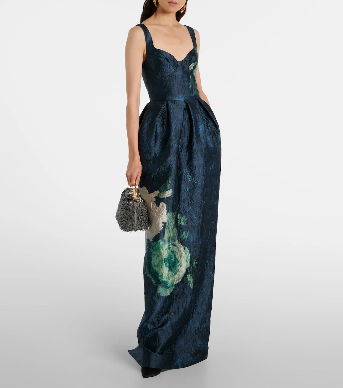 Erdem - حقيبة توتي مزينة من بلوم ميني