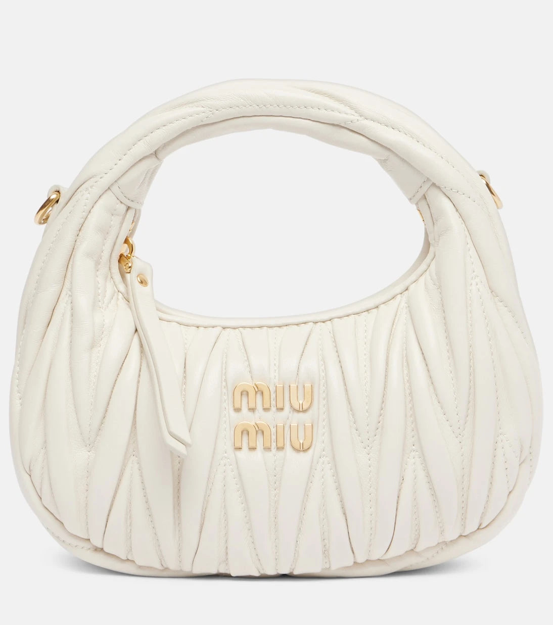 Miu Miu - Wander Mini matelassé leather shoulder bag