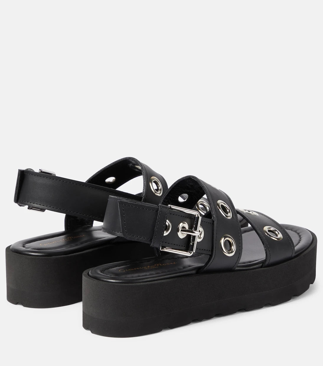 Gianvito Rossi - Leather platform sandals