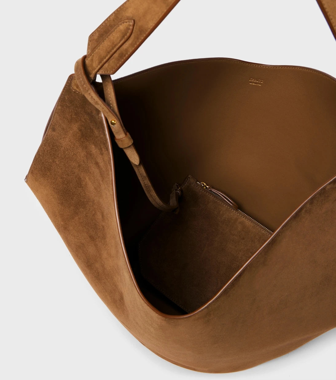 Khaite - Lotus Medium suede tote bag
