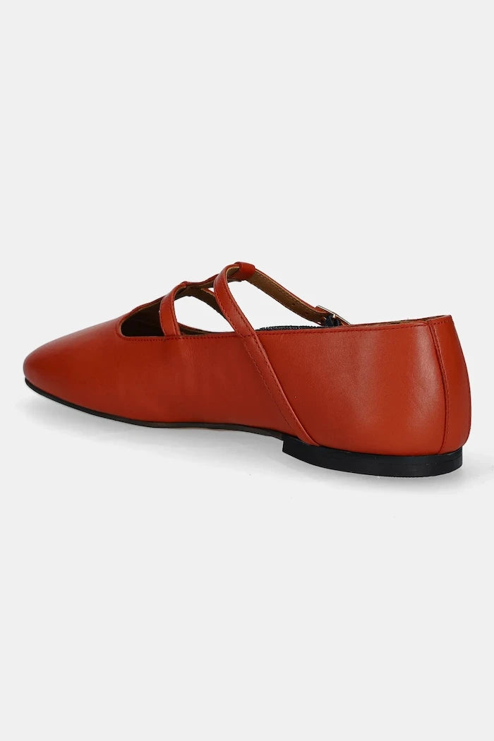 Tommy Hilfiger Deri Balerin SMOOTH LEATHER T-BAR BALLERINA