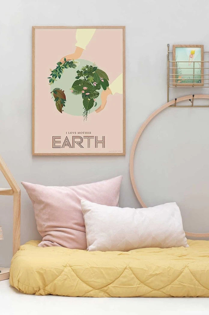 Vissevasse Постер I Love Mother Earth 50x70 cm