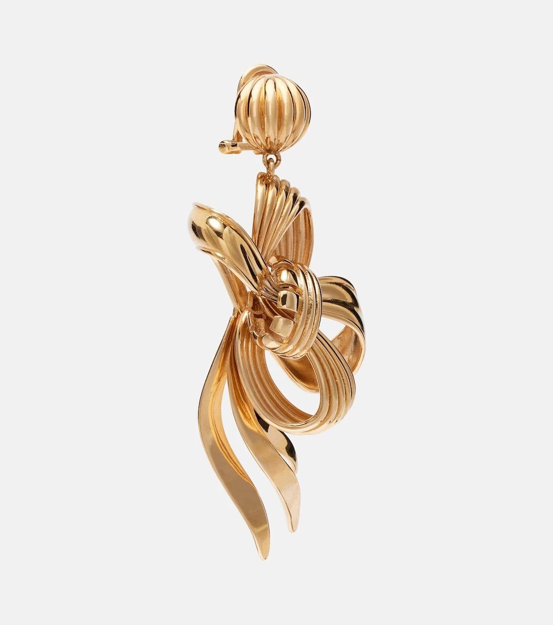 Miu Miu - Bow-detail clip-on earrings