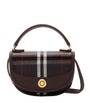 Burberry Brown Mini Canvas Highlands Cross-Body Bag