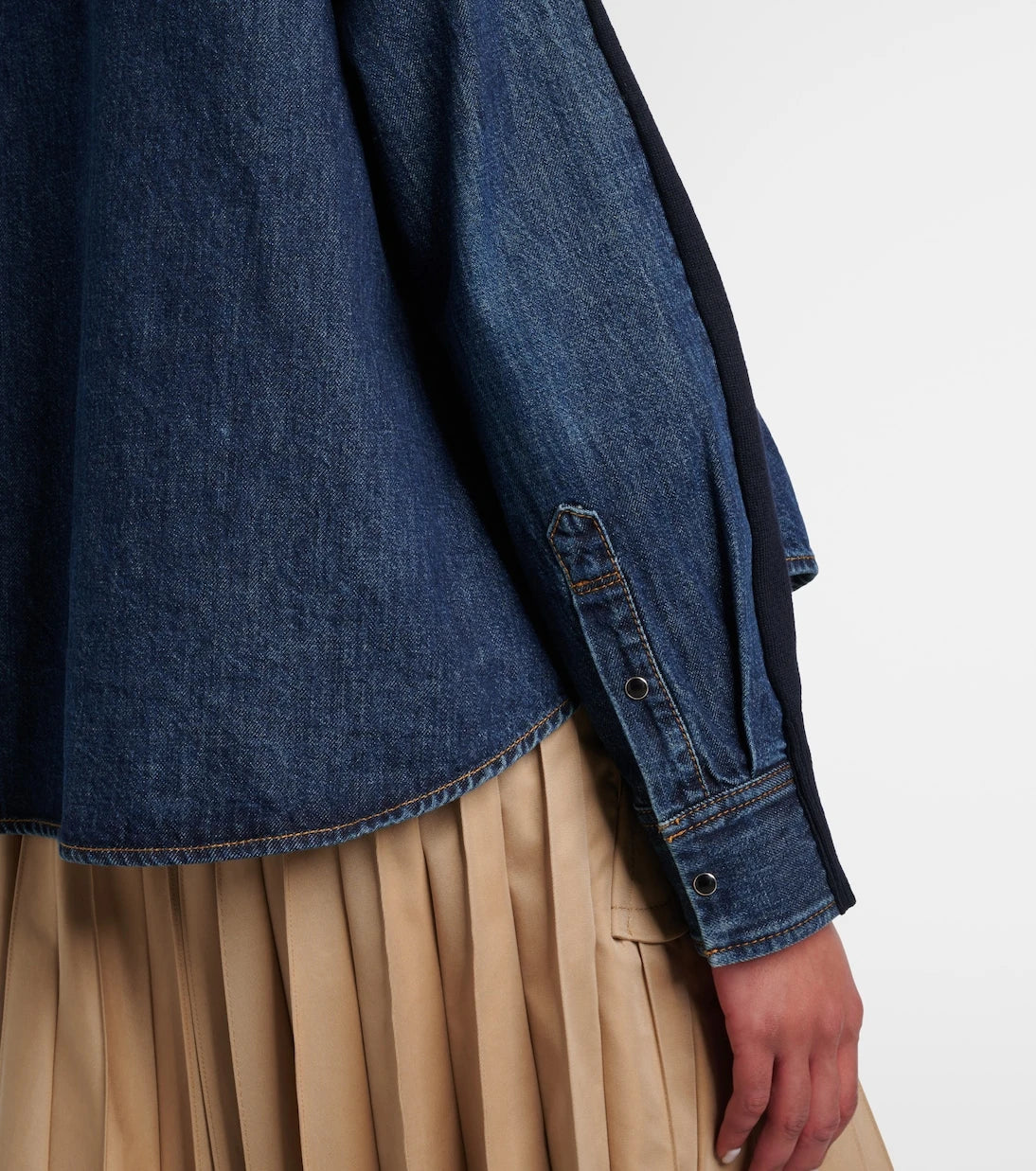 Sacai - كارديغان من مزيج القطن