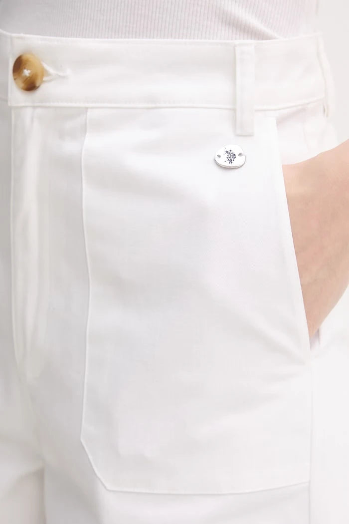U.S. Polo Assn. kadın pamuklu elastan şort CHINO