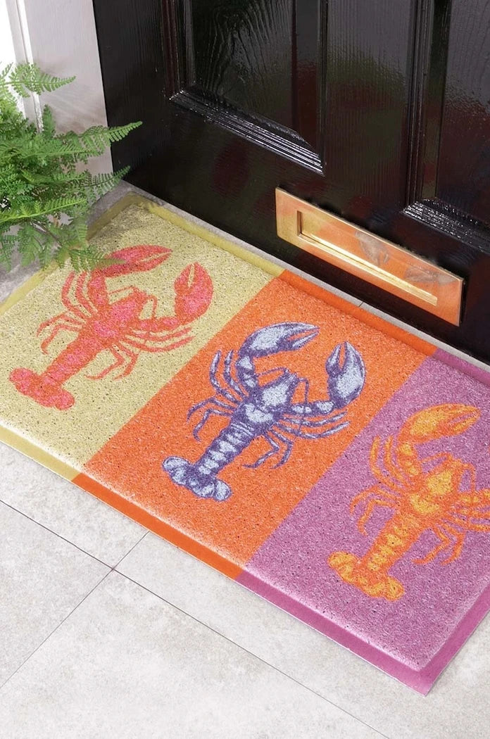 Artsy Doormats Çok Renkli Istakoz