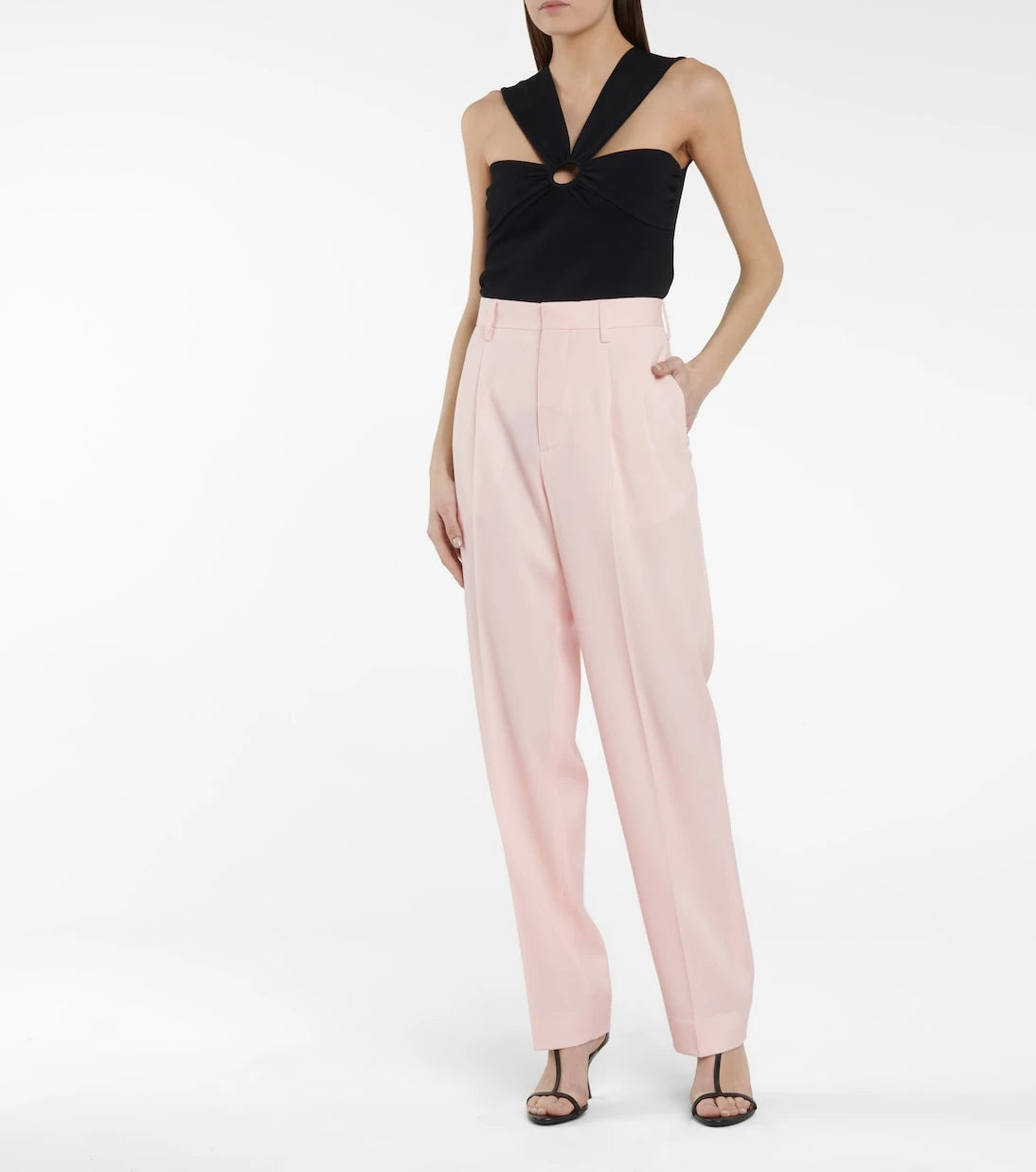 Stella McCartney - Julien high-rise wool slim pants