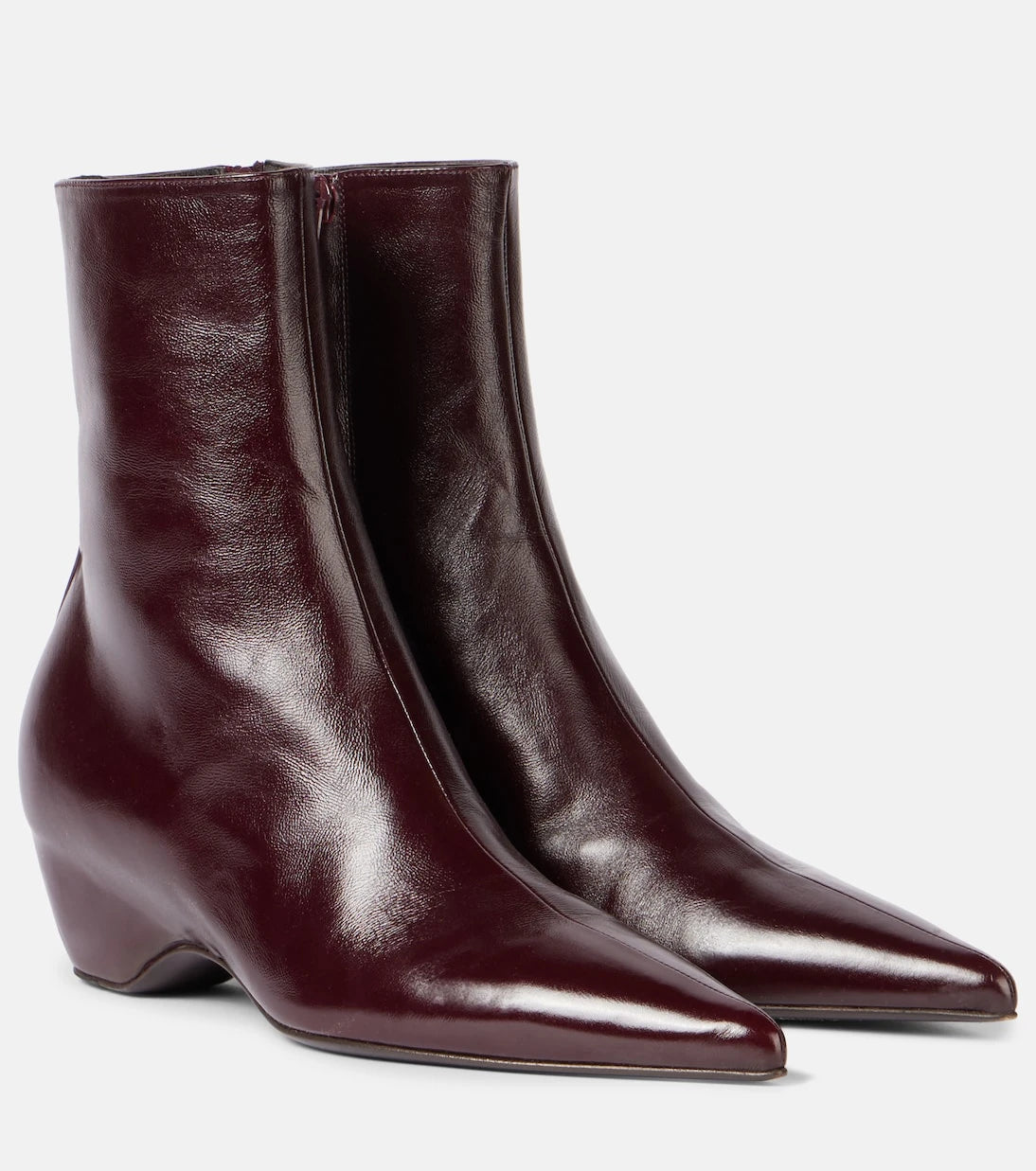 Khaite - Sybil 40 leather ankle boots