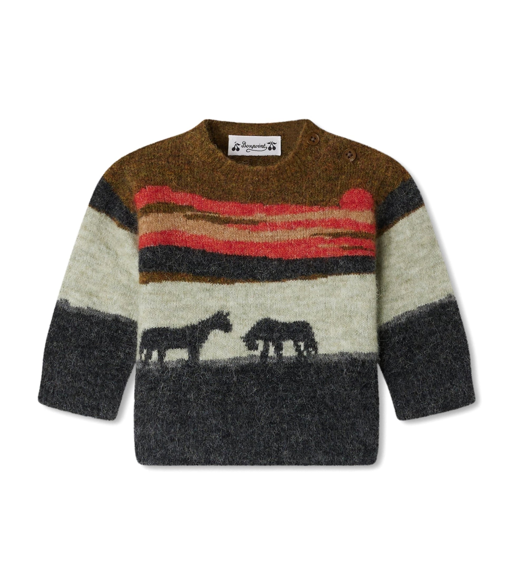 Wool-Alpaca-Blend Animal Sweater (6-18 Months)