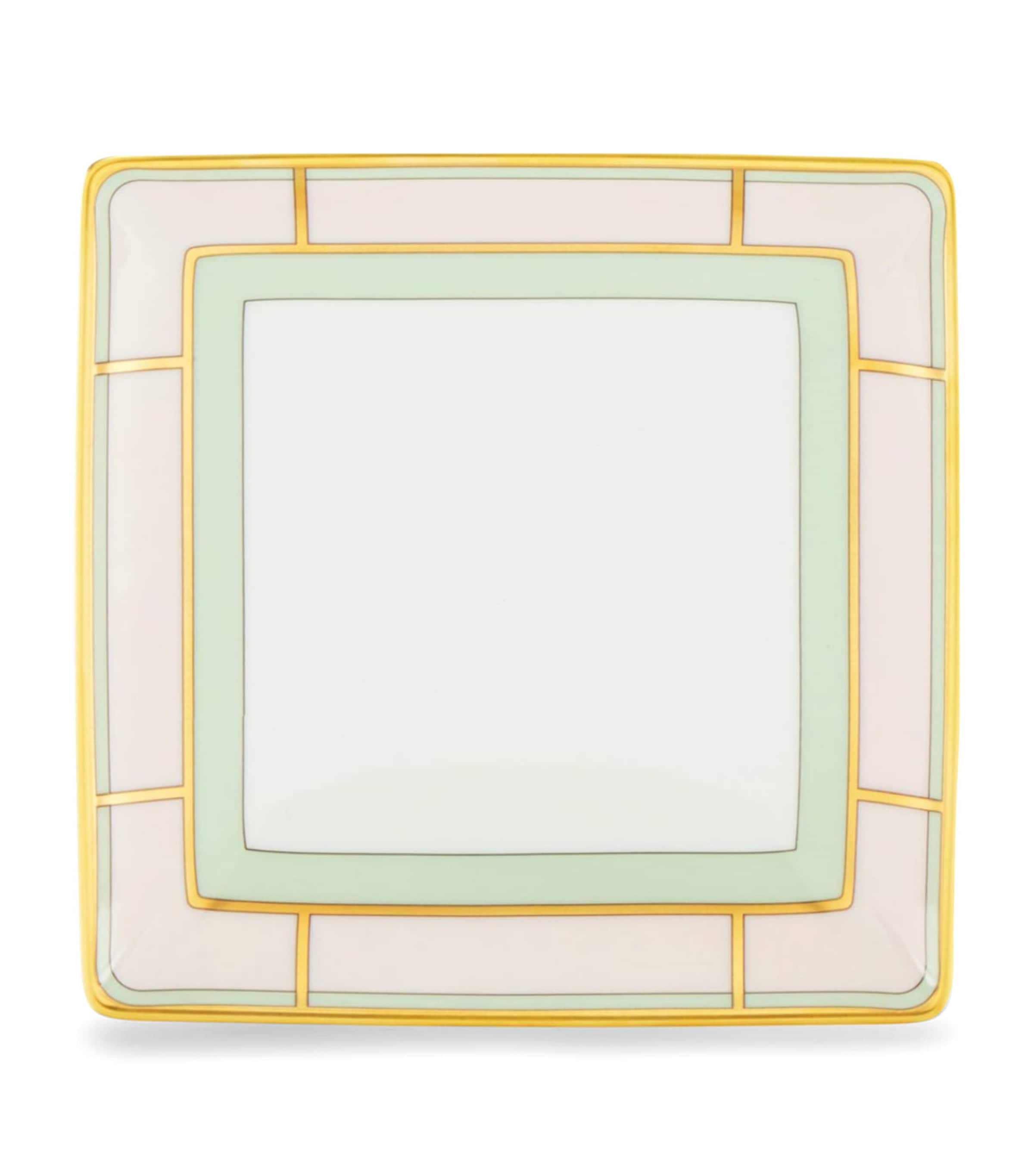 GINORI 1735 Porcelain Colonna Diva Square Change Tray (13.5cm)