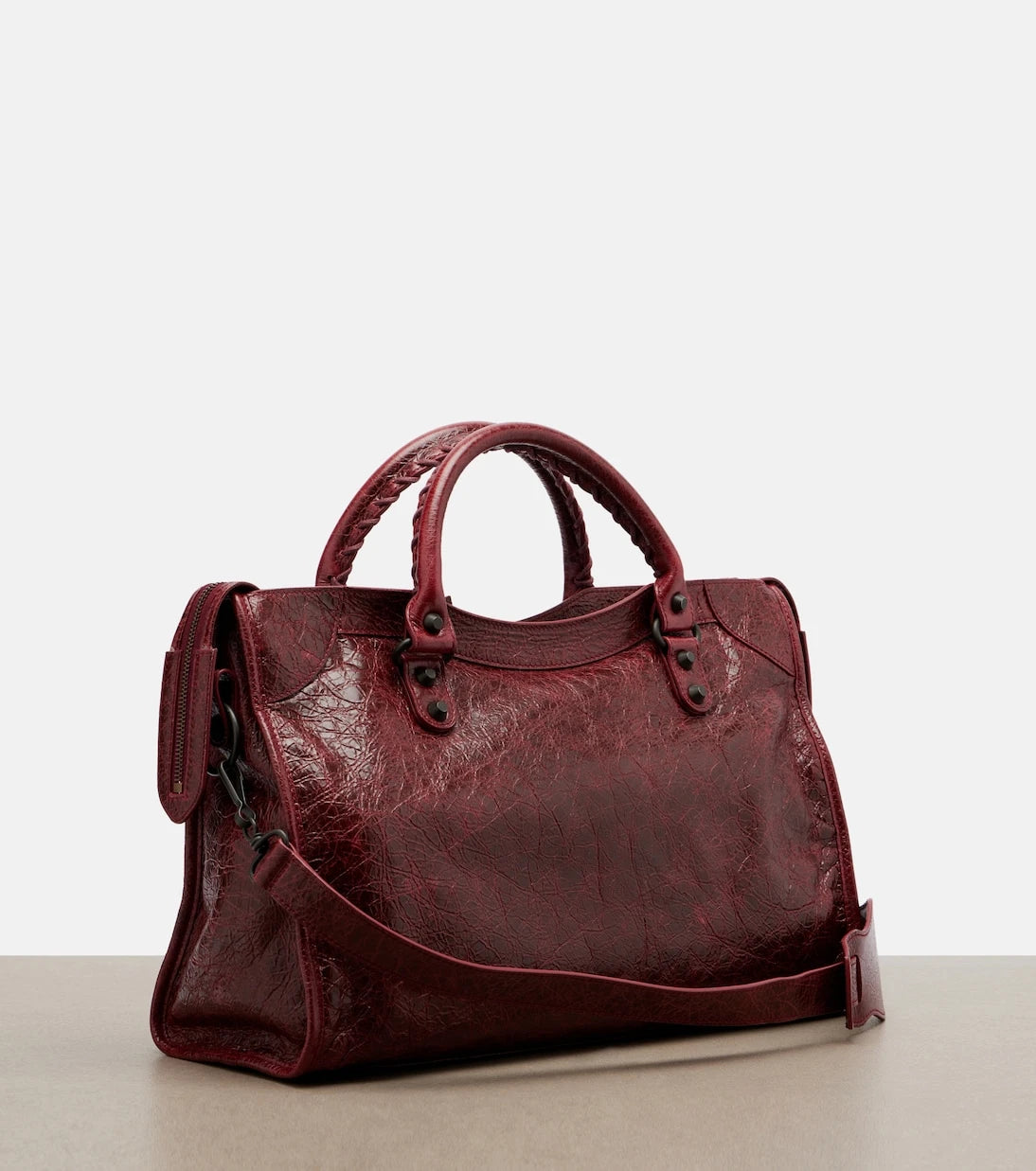 Balenciaga - Le City Medium leather top-handle bag
