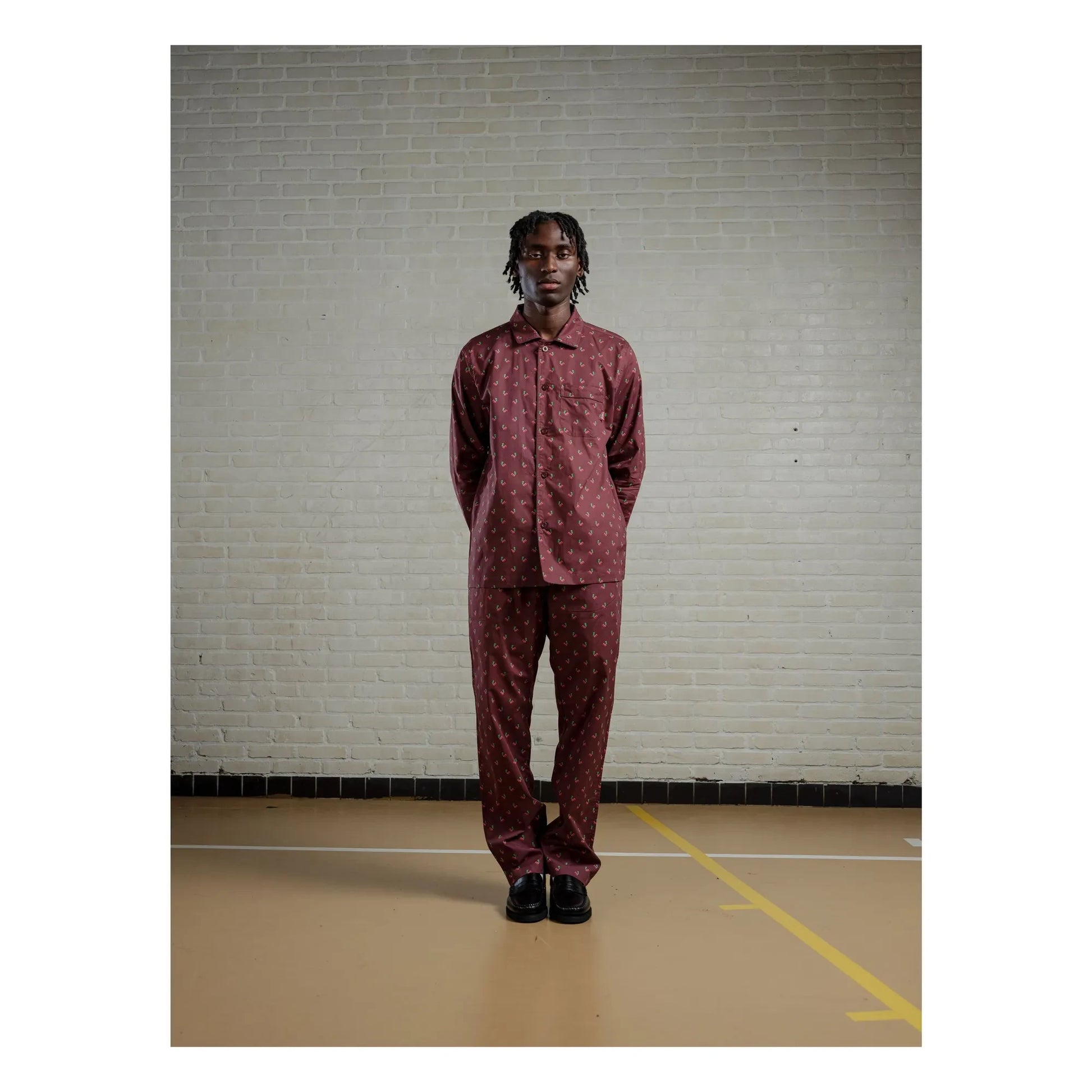 Pockies - Cherry Pyjama Pants  | Cherry red