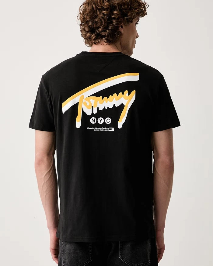 Tommy Jeans erkek pamuklu tişört
