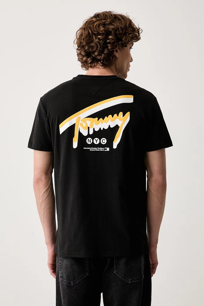 Tommy Jeans erkek pamuklu tişört