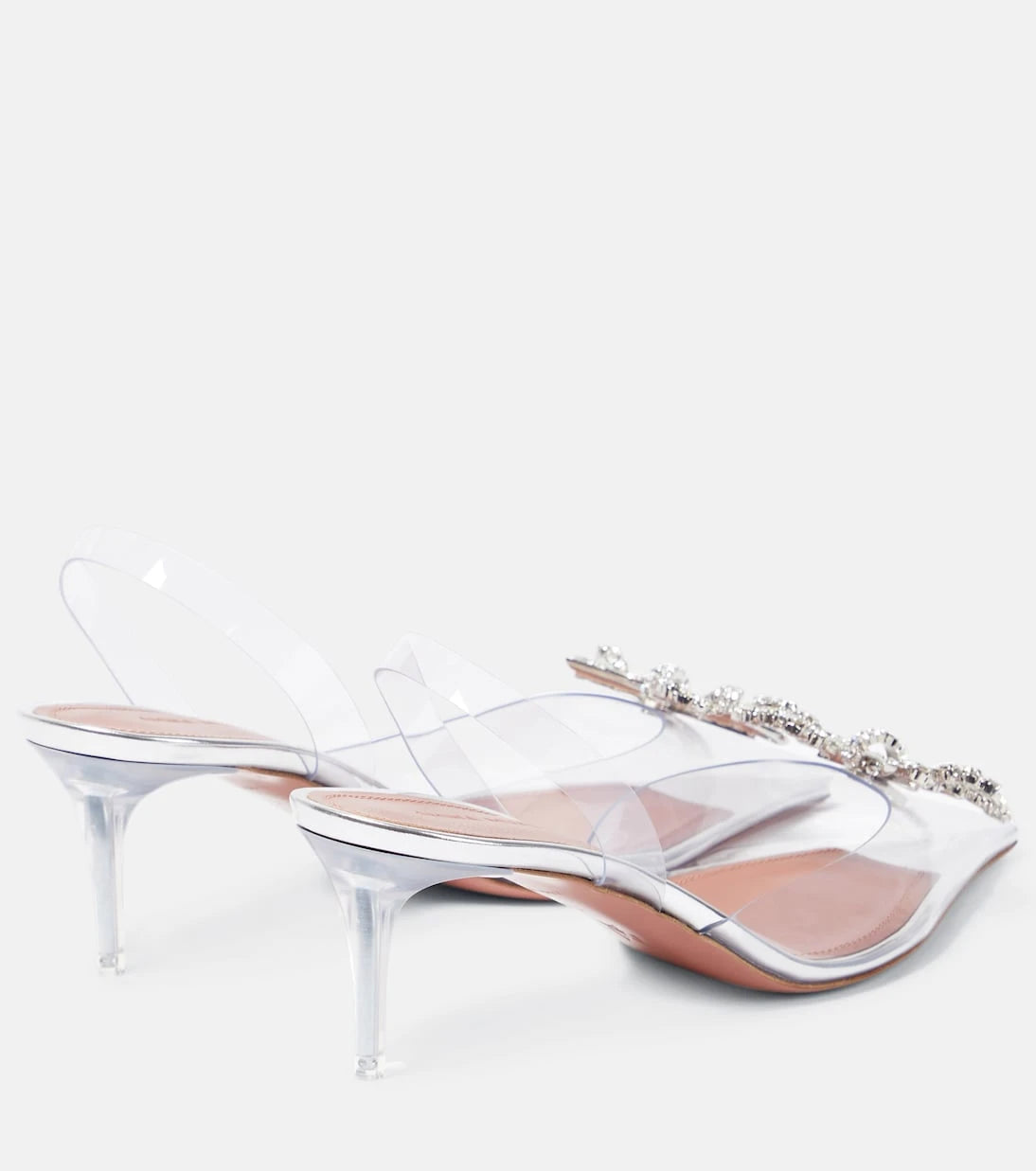 Amina Muaddi - Rosie embellished slingback pumps