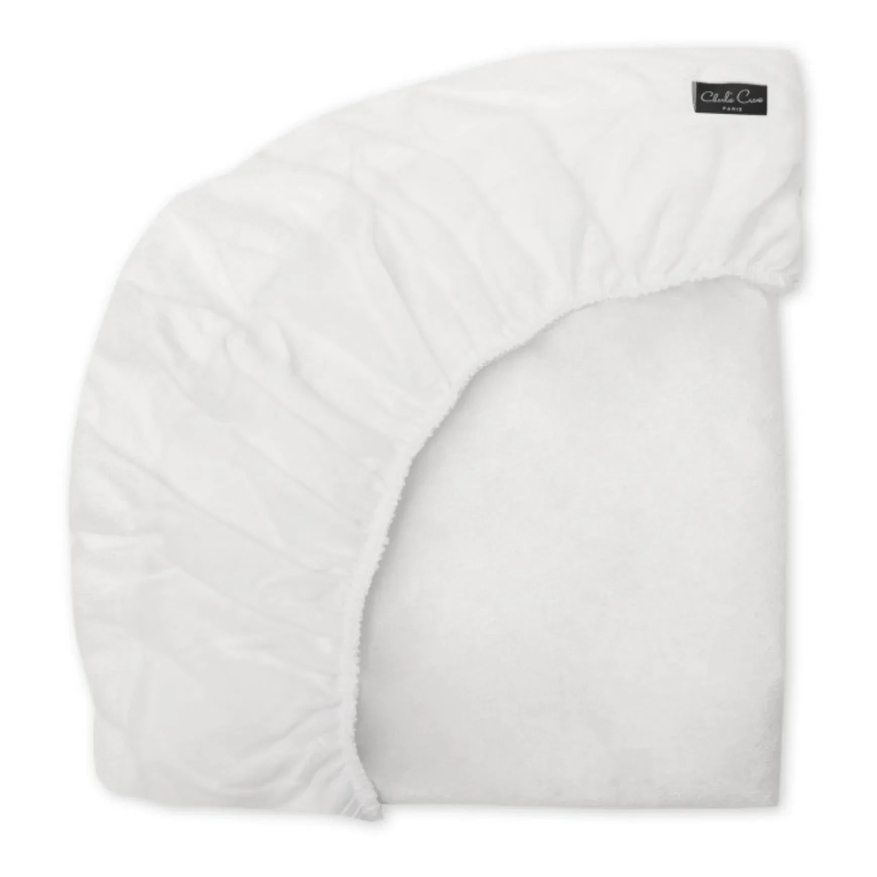 Charlie Crane - Bamboo Mattress Protector for Kimi Cot  | White