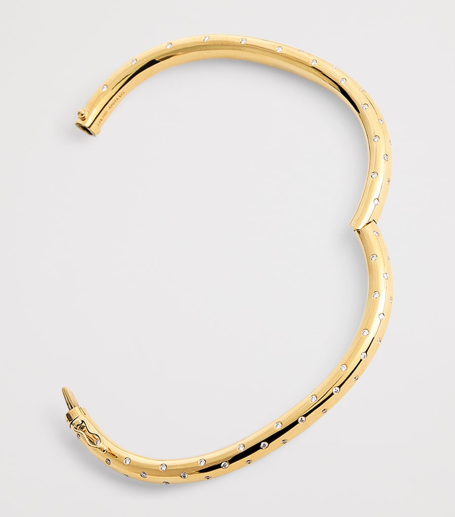 Yellow Gold and Diamond Cosmo Orion Bangle