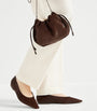 Brunello Cucinelli Brown Mini Calf Hair Mellow Bucket Bag
