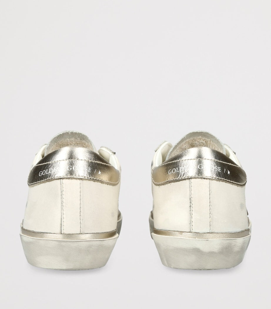 White Leather Super-Star Sneakers