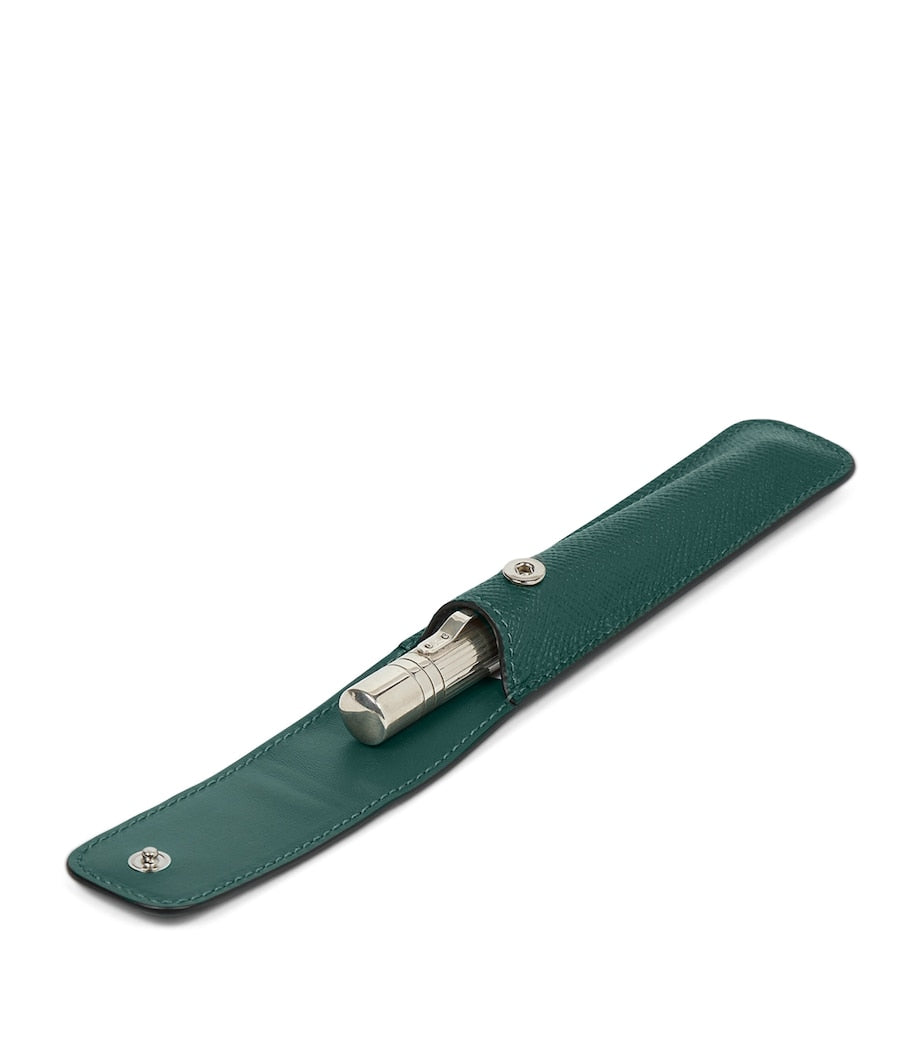Smythson Leather Pen Sleeve