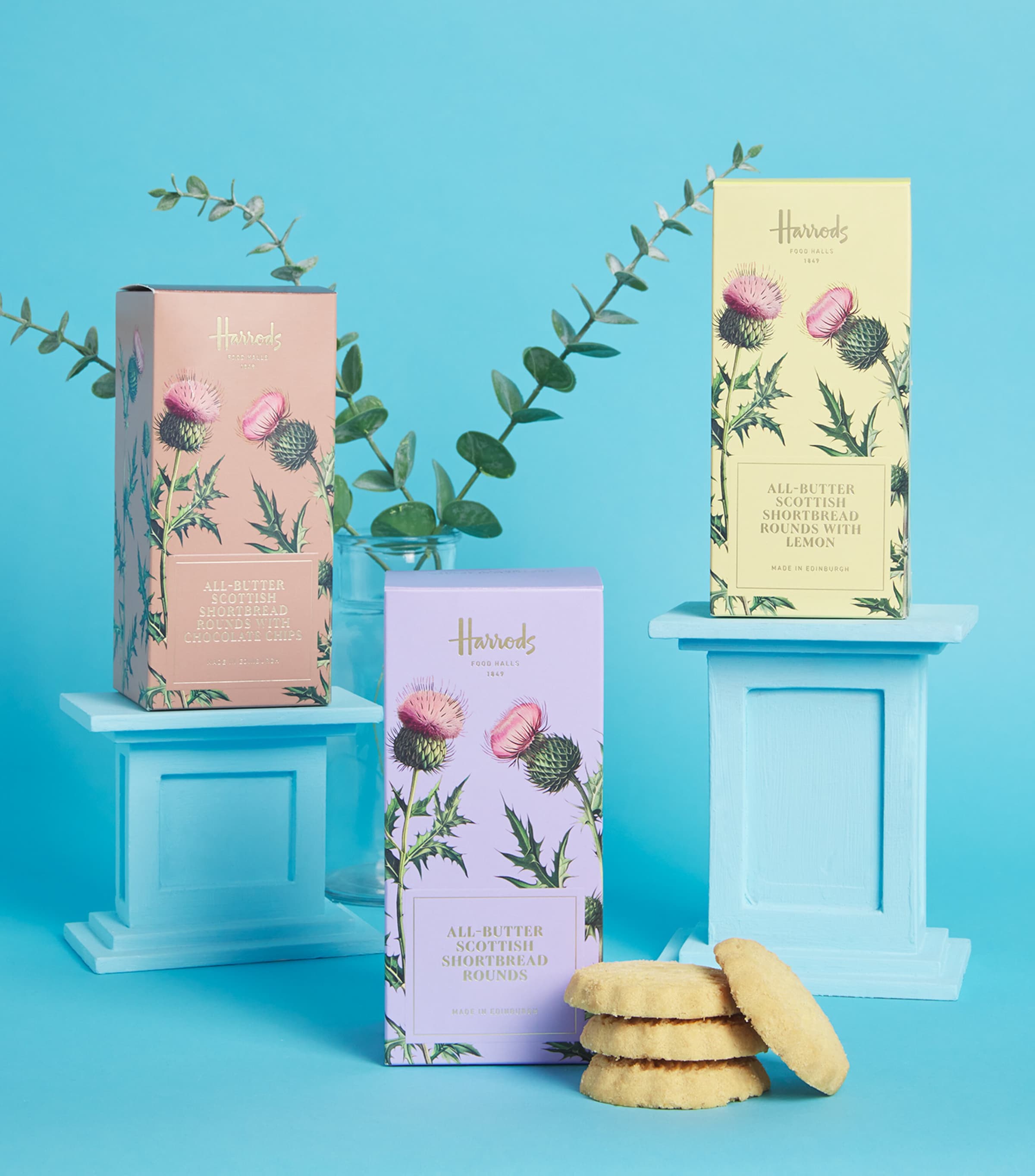 Harrods All-Butter Scottish Shortbread Rounds with Mediterranean Lemon (200g)