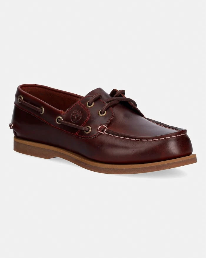 Timberland мокасини дамски кожени Classic Boat Boat