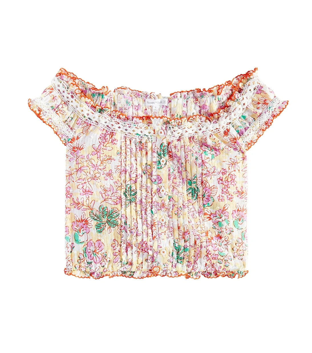 Poupette St Barth Kids - Alba floral shirt