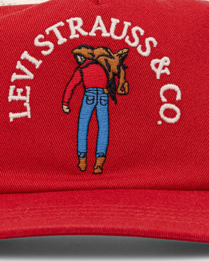 Levi's ayarlanabilir genişlikli şapka kapaklı SADDLEMAN