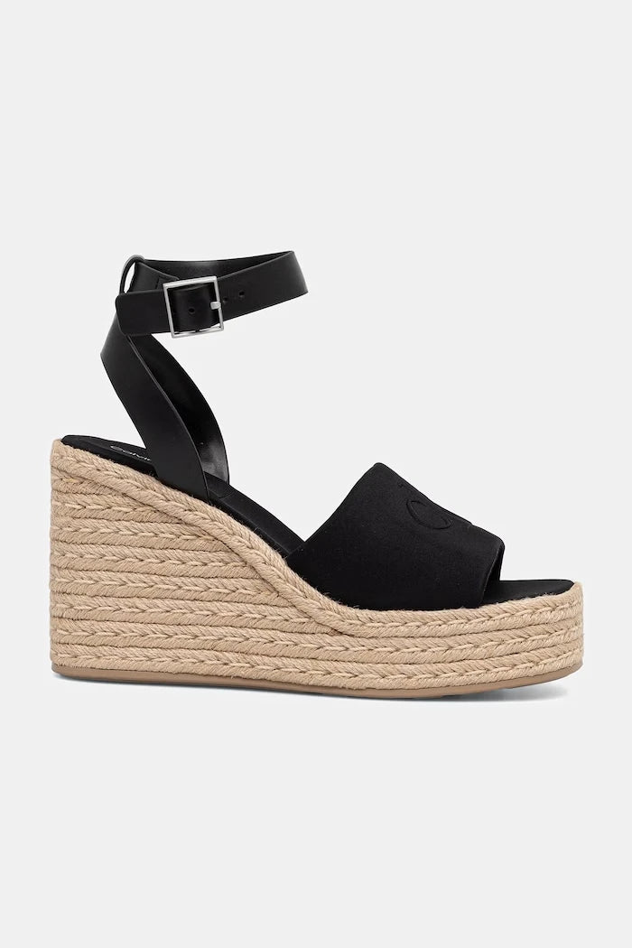Calvin Klein Eğik Platformlu Sandalet Ayakkabı WEDGE ESPAD 70 NEOPR MG