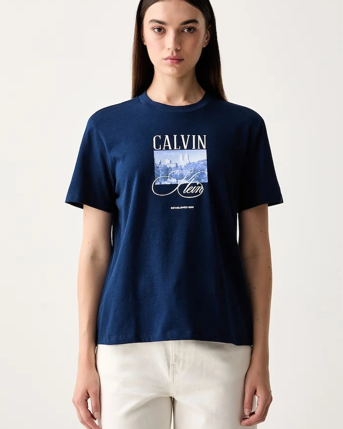 Calvin Klein Jeans pamuklu kadın tişört