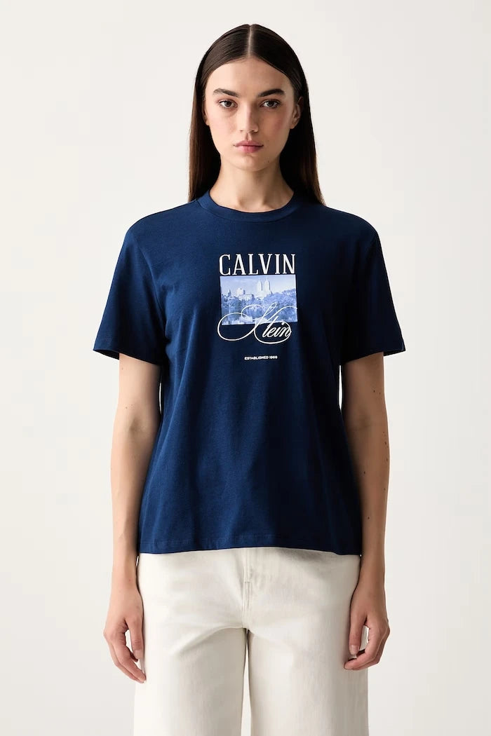 Calvin Klein Jeans pamuklu kadın tişört