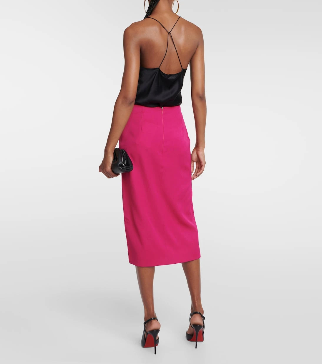 Nina Ricci - Wool midi pencil skirt