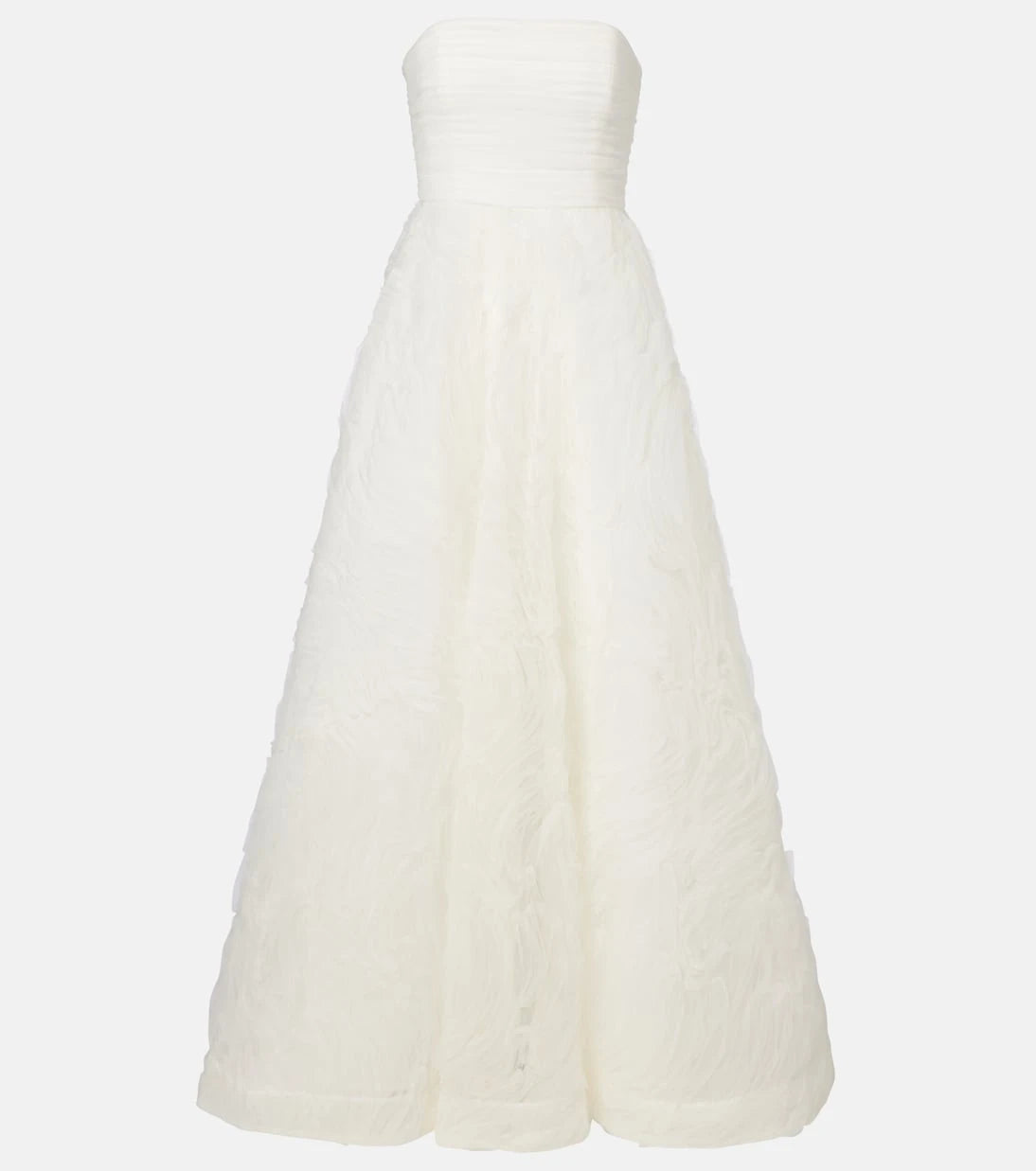 Rebecca Vallance - Bridal Willow ruffled mesh bustier gown