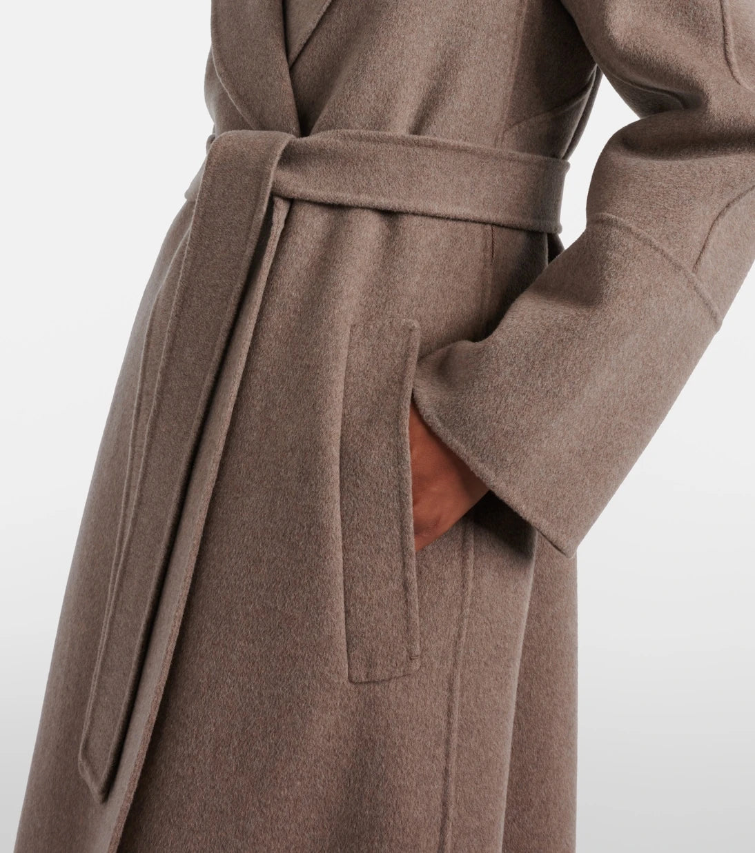 'S Max Mara - Elisa virgin wool wrap coat
