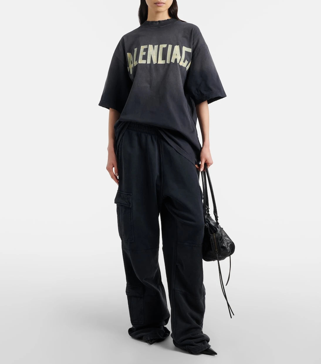 Balenciaga - بنطال كارجو من القطن