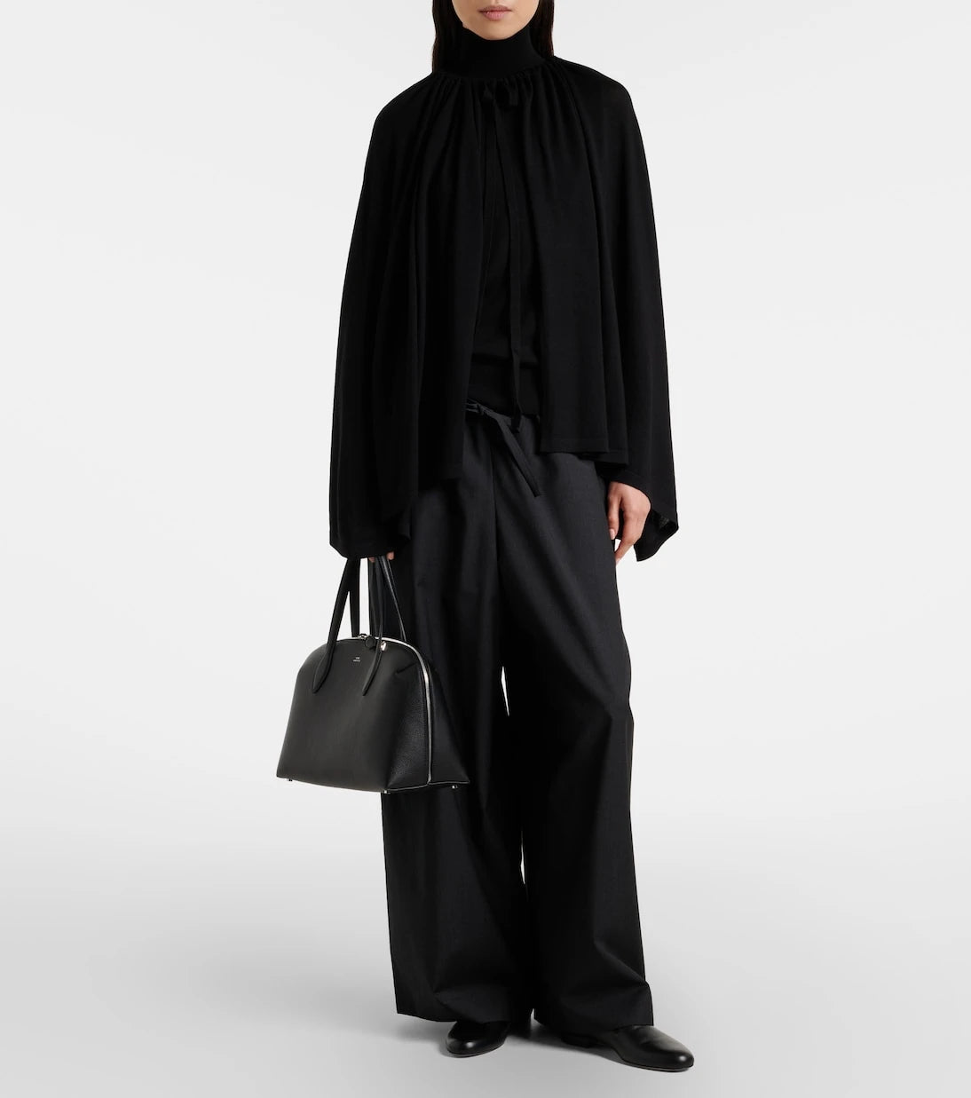 Toteme - Wool and silk jersey cape