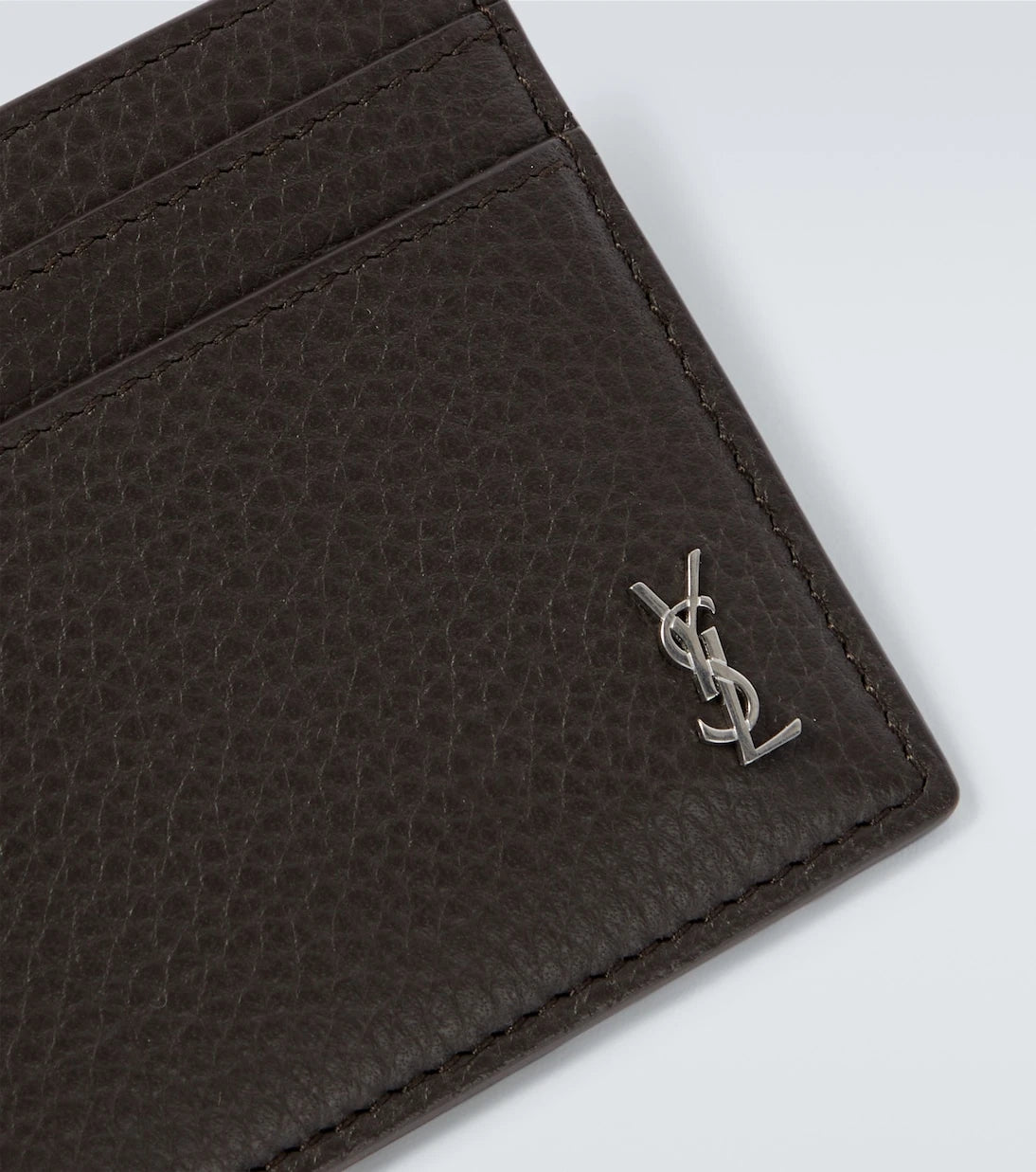 Saint Laurent - Cassandre leather card holder