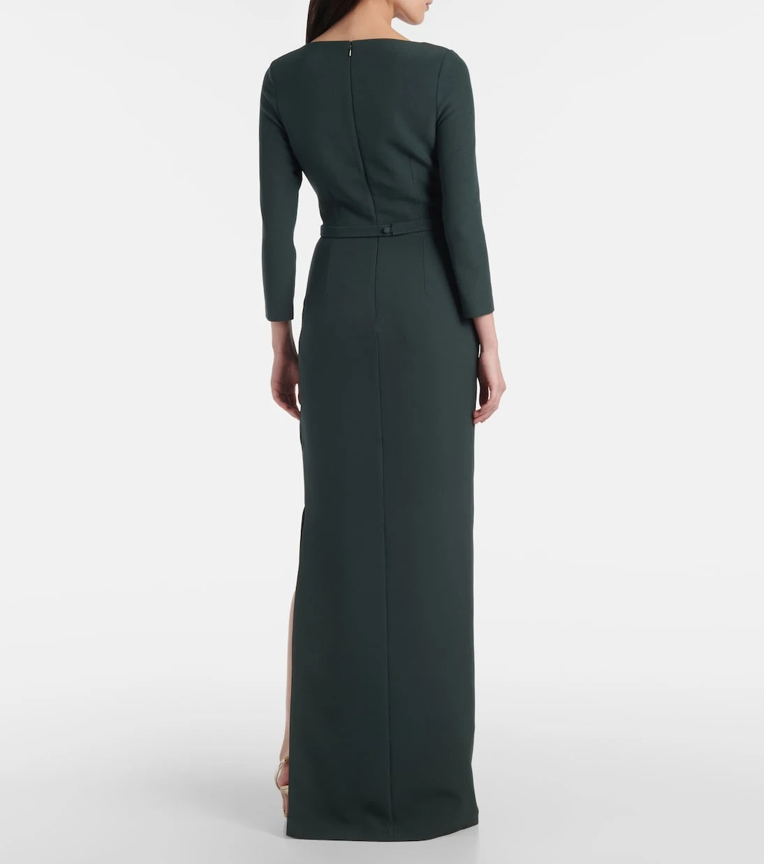 Safiyaa - Mahir draped crêpe gown